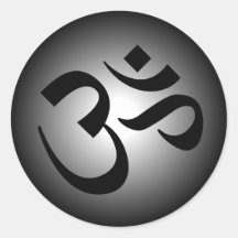 Hindu OM - Meditations-Symbol Sticker