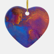 Hingabe-Valentinsgrußzeichen Ornament