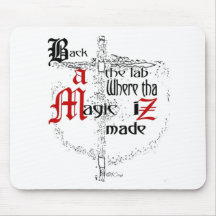 "Hinter am Labrador, in dem das magische iZ machte Mousepad