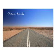 Hinterland-Australien-Postkarte