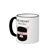 Hinterlistiges Ninja Schwein Kaffee Haferl