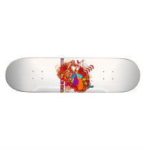 Hinunter den Kaninchenbau Skateboard Bretter