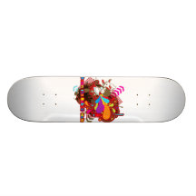 Hinunter den Kaninchenbau Skateboarddecks