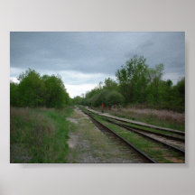 hinunter die Bahnen Posterdrucke
