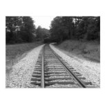 "Hinunter die Bahnen " Postkarte