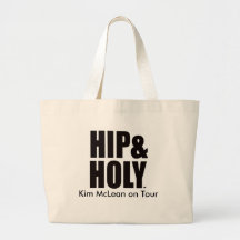 hip_&amp; _holy_logo, Kim McLean auf Ausflug Einkaufstaschen