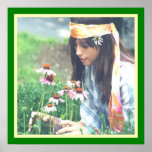 Hippie-Kinderplakat