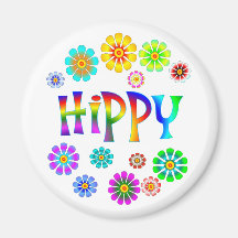 HIPPIE KÜHLSCHRANKMAGNET