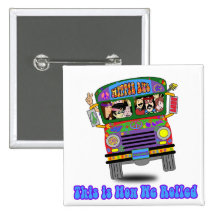 Hippie-Schulbus Anstecknadel