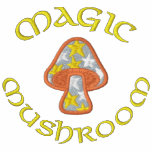 Hippie spielt Pilz-Magie-Pilz die Hauptrolle Besticktes Hoodie