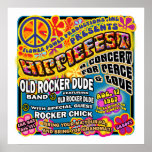 Hippiefest Konzert-Plakat