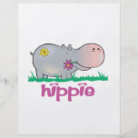 Hippieflusspferd Flyer