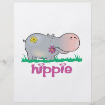 Hippieflusspferd Flyer