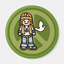 Hippiemagnetismus Kühlschrankmagnete