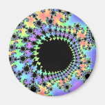 Hippy Trance-Magnet - rund Kühlschrankmagnete