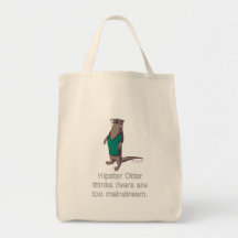 Hipster-Otter-Tasche