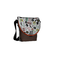 Hipster-Thema-Minibote-Tasche Kurier Taschen