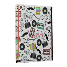 Hipster Themed iPad Folio