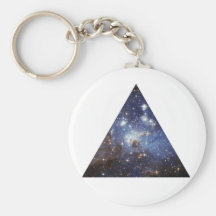 Hipsterraum-Dreieck keychain Schlüsselbänder