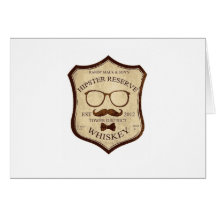 Hipsterwhiskylogo Karten
