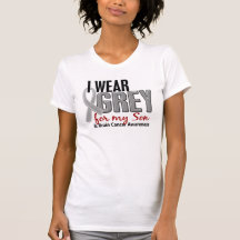 HIRNTUMOR I Abnutzungs-Grau für meinen Sohn 10 Tshirt