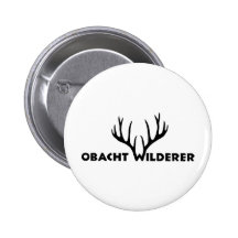 hirsch geweih party wilderer jäger jagd anstecknadelbuttons