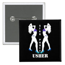 HIRSCH-PARTY-ABZEICHEN ANSTECKNADELBUTTONS