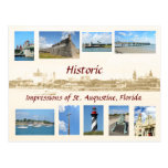 Historische Eindrücke von St Augustine, Florida Postkarten
