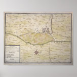 Historische Karte Des Tubac Presidio de San Ignaci Plakate