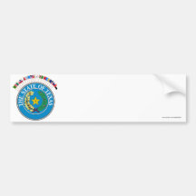 Historische Texas-Flaggen mit Siegel Autosticker