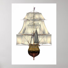 HMS Victory-Plakat