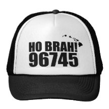 Ho Brah! …, Hawaii-Postleitzahl-Hut 96725 Kailua K Retrokult Cap
