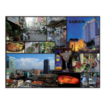 Ho Chi Minh city - Vietnam Postkarte