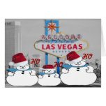 HO HO HO Las Vegas-Weihnachtskarte