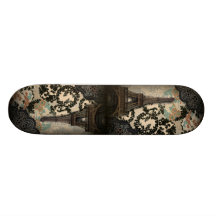Hoch entwickelter Paris-Eiffelturm-Spitzedamast Skateboardbrett