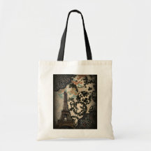 Hoch entwickelter Paris-Eiffelturm-Spitzedamast Taschen