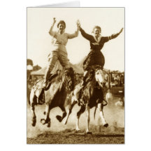 Hoch reiten grußkarten