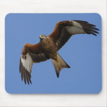 Hochfliegender roter Drachen Mousepad