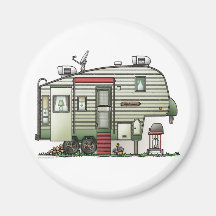 Hochtechnologie-5. Rad-Camper-Magnet Kühlschrankmagnete