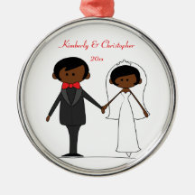 Hochzeits-Charakter-personalisierte Verzierung (A2 Ornament