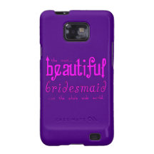 Hochzeits-Gastgeschenke-Dank-schöne Brautjungfer Samsung Galaxy S2 Cover