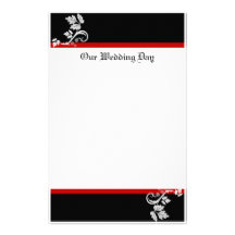 Hochzeits-Glücks-Briefpapier Büropapier