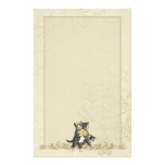 Hochzeits-Katzen - Elfenbein Bedrucktes Papier