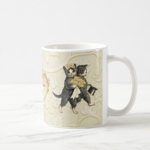 Hochzeits-Katzen Teetassen