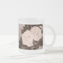Hochzeits-Rosen Tee Tassen