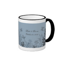 Hochzeits-Schönheits-Blues-Becher Kaffee Tasse