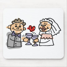 Hochzeits-Themen 6 Mousepad