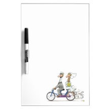 Hochzeitsbraut und -bräutigam whiteboards