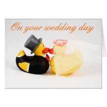 Hochzeitsenten Grußkarte