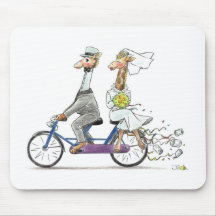 Hochzeitsgiraffen Mousepads